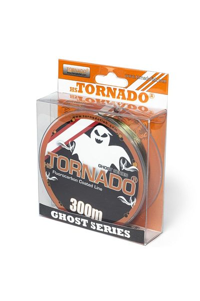 Tornado Ghost Fish Tape 300m 0.202mm 6.40kg Green Fluorocarbon Coated