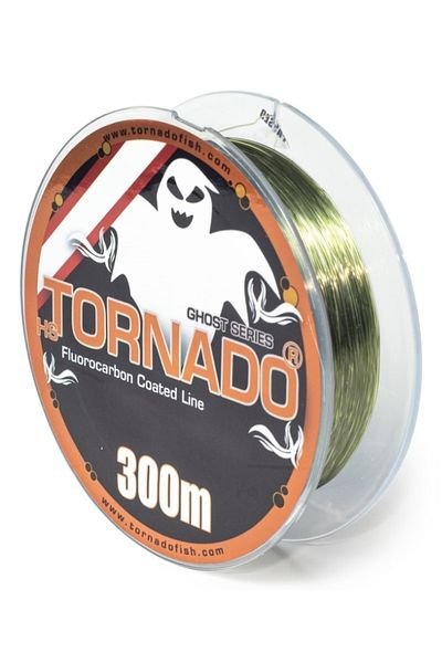Tornado Ghost Fish Tape 300m 0.202mm 6.40kg Green Fluorocarbon Coated