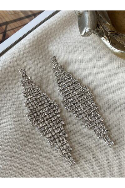 Everglow Jewelry أقراط بلاط حجر الممر المائي الكريستالي الفاخر