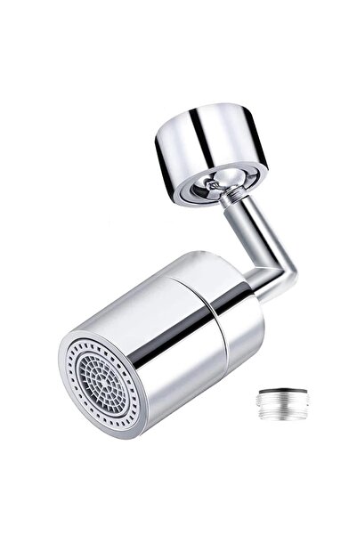 Berev 720 Derece Dönebilen 4 Filtreli Musluk Başlığı Evrensel 2 Fonksiyon Tas...