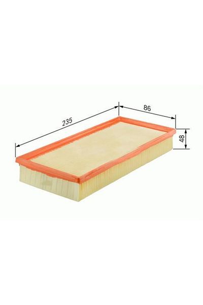Sardes Sa398 Air Filter Tempra Tipo Uno 1.4ie/fiat, Lancıa, Zastava