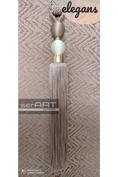 serART Elegans Fon Perde Tavan Bağlama Vizon Bracol