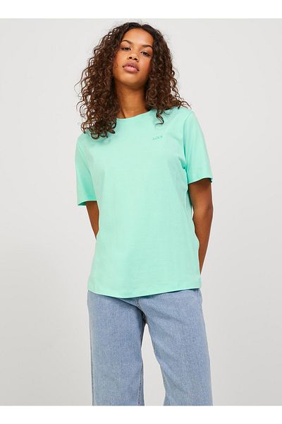 JJXX Tricou de damă albastru cu gât crew 12206974