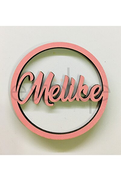Door Ornament Custom Pulley,macrame Circle,macrame Name Holder Pink 35x35cm