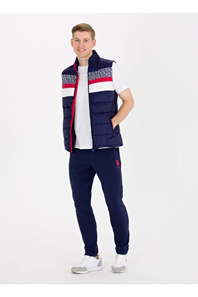 U.S. Polo Assn. Lacivert Erkek Yelek Cıton