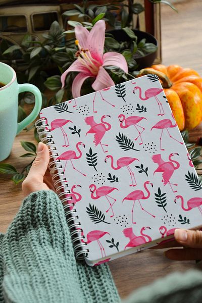 CoNotes Hard Cover Spiral Checked Notebook