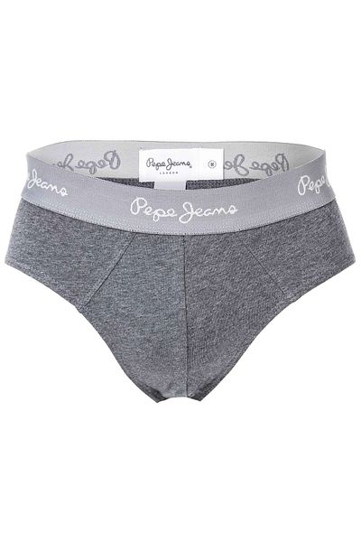 Pepe Jeans Herren Slips, 3er Pack - RALPH, Slips, Cotton Stretch, Logobund