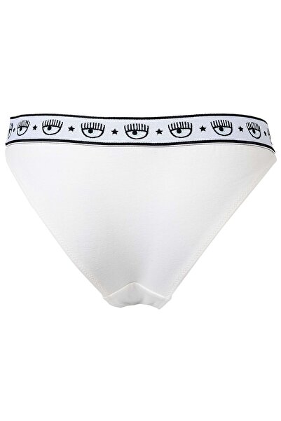 CHIARA FERRAGNI Damen Slip 2er Pack - Brief, Cotton Stretch, Logobund, uni