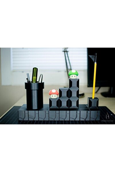 Bi'şeyler Sepeti حامل قلم مكتبي من ماريو