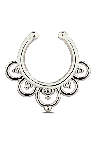 TakıConcept Deliksiz Fake Dudak Burun Kulak Piercing Septum