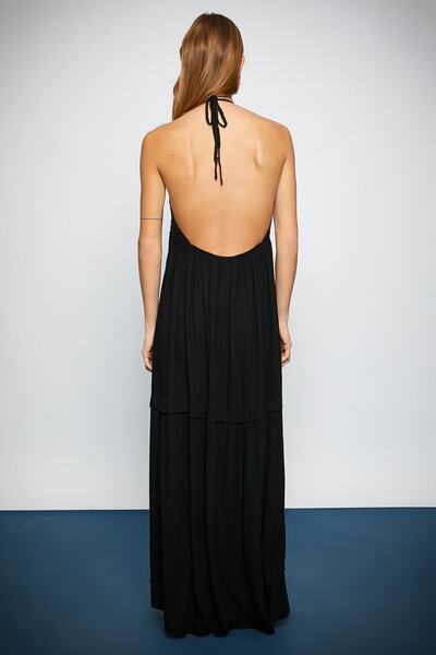 Koton Dámské černé šaty 2SAK80271EK