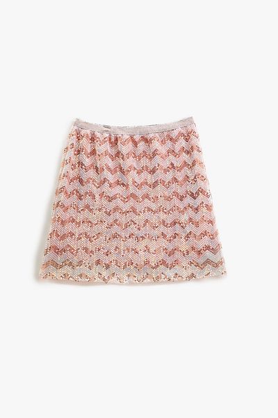 Koton PINK Cotton Girl's Skirt - 3SKG70008AK