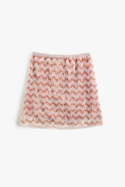 Koton PINK Cotton Girl's Skirt - 3SKG70008AK