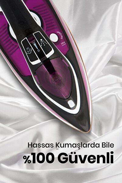 GOLDMASTER Vals 2600 Watt Ceramic Sole 160 Gr Effective Shock Steam Iron