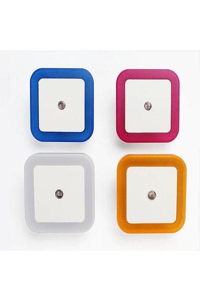 Cata 1W Sensor Plug Night Light - Pink, Yellow, Blue, White Colors 1 Piece