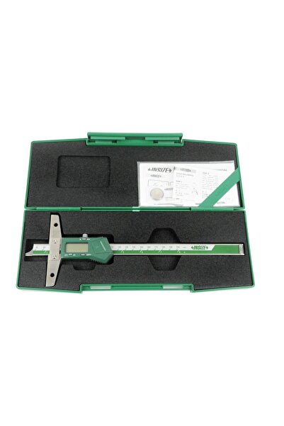 İnsize 1147-200 Dijital Derinlik Kumpası (taban Genişletme Için Delikli)