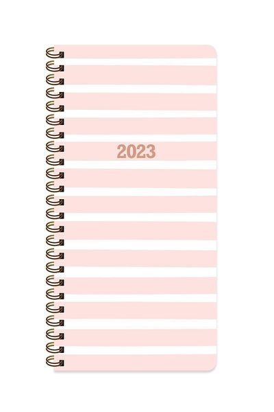KESKİN COLOR 2023 8x16 Weekly Spiral Pocket Agenda - Ροζ