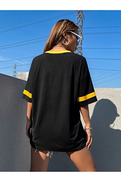 Machetta Μπλουζάκι με λαιμόκοψη με λαιμόκοψη Brooklyn 25 με στάμπα Oversize