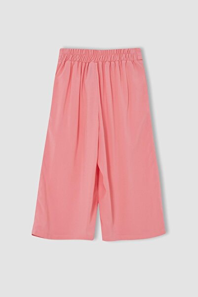 DeFacto Kız Çocuk Culotte Kapri Boy Pantolon