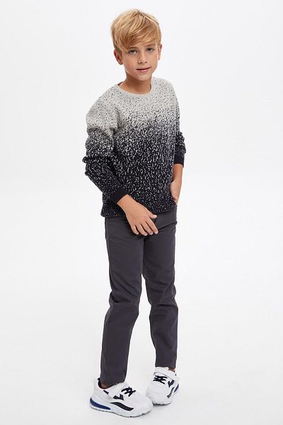 DeFacto Boy's Regular Fit 5 Pocket Woven Trousers