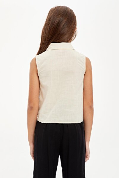 DeFacto Αμάνικο πουκάμισο με λεπτομέρεια για κορίτσια