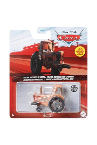 CARS 1:55 جرار مركبات ذو شخصية واحدة مع إطار في الفم