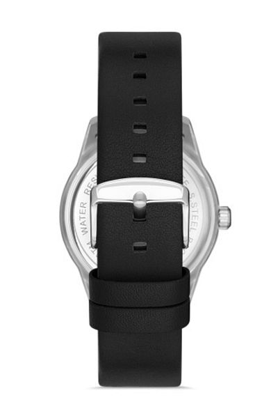 FERRO 44 Mm Black Leather Cord Men's Wristwatch F11911b-j2 F11911b-j2
