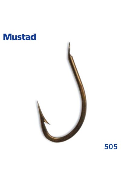 Mustad 505 Olta Iğnesi 25li Kutu / Bronz, Kısa Saplı, Çapraz Iğne