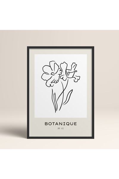 HOMEPACK Çerçeveli Boho Bohemian Linear Çizgisel Modern Soyut Art Tablo