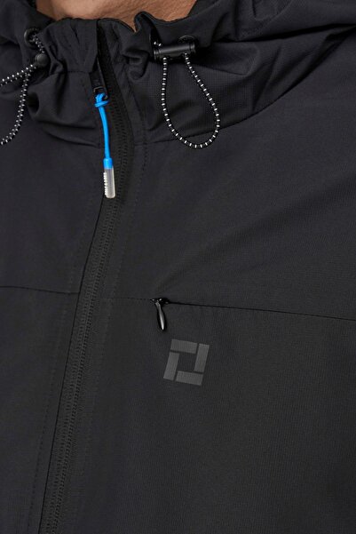 Only & Sons Чоловіча водонепроникна куртка з капюшоном Onsmack 22024207 Чорна