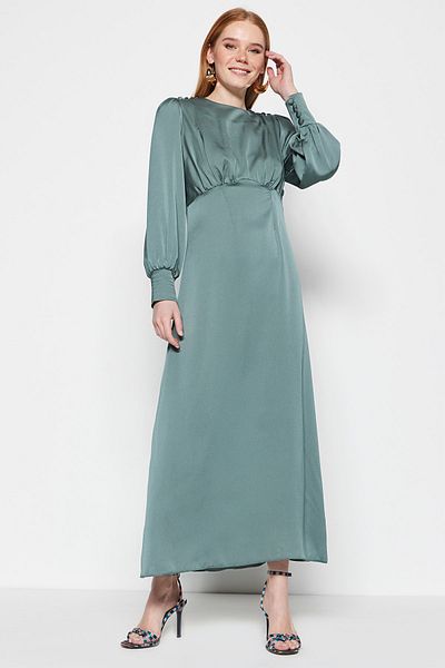 Trendyol Modest Abendkleid - Khaki - Shift