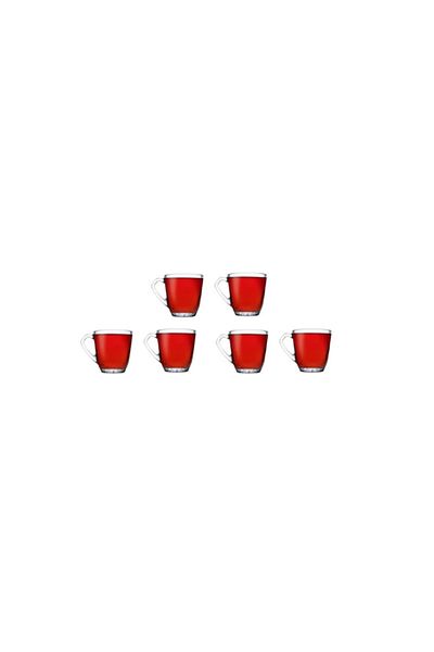 Paşabahçe 55733 Mercan 6-Piece Tea-Coffee Cup 160 Cc