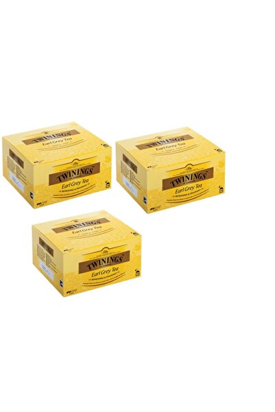 Twinings إيرل جراي 100 جرام × 3 أكياس شاي - عبوة من 50 كيس