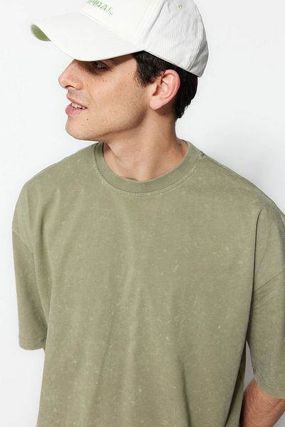 Trendyol Collection AnTique Detailed Oversize CoTTon T-Shirt - TMNSS23TS00169