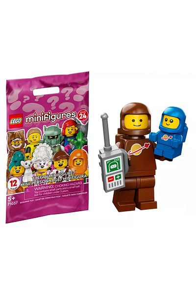 LEGO 71037 Minifigure Series 24 - 3 Brown Astronaut And Spacebaby