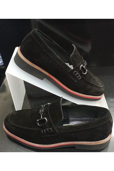 Pierre Cardin Ανδρικά Exclusive Suede Leather Casual Παπούτσια 241030 Μαύρα