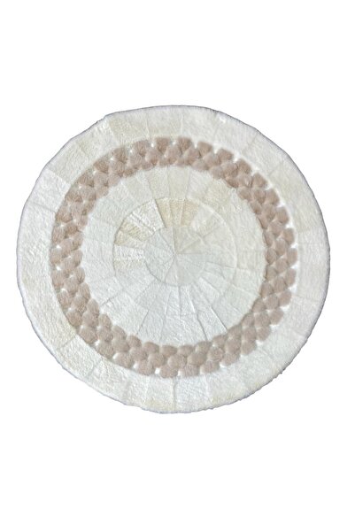 Dericibey Krem Renk Peluş Halı & Paspas-