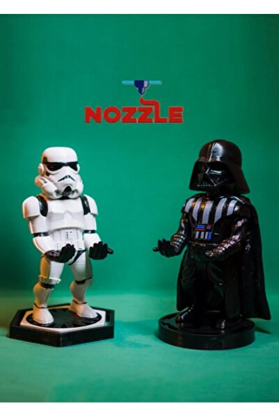 3 boyutlu dükkan Star Wars Darth Vader Ve Stormtrooper Gamepad Kol Tutacağı 2...