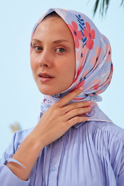 İpekhan Βαμβακερό κασκόλ Daisy 1050