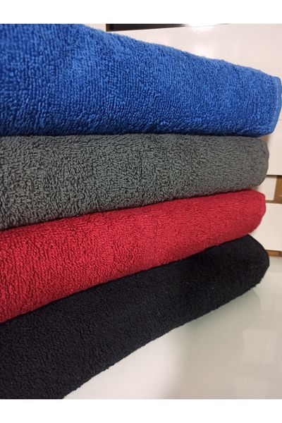 ŞENER HOME 4 Barber, Hairdresser, Sports, Daily 50x90 Cm. Solid Color Colored Towel