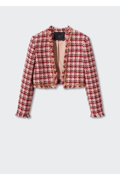 MANGO Woman Zincir Detaylı Tüvit Ceket