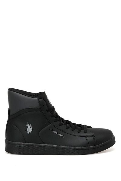 U.S. Polo Assn. Pantofi negri pentru bărbați, cizme sport casual