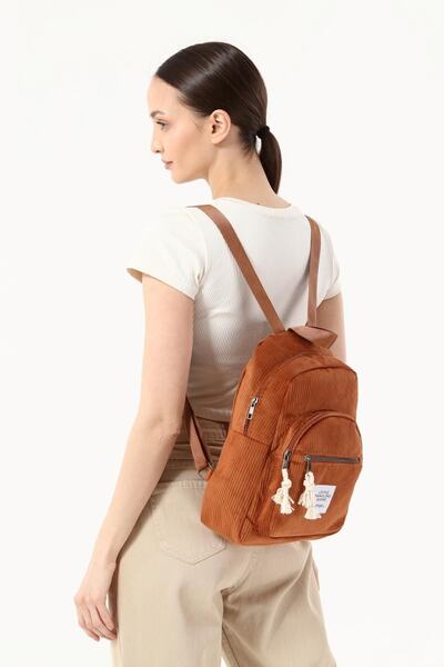 tarzımsüper Rucsac de călătorie sport pentru școală, model confortabil, din velur, cu două compartimente, cu buzunar frontal