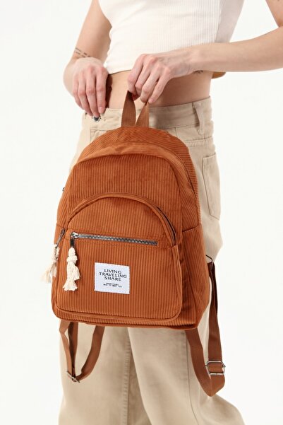 tarzımsüper Rucsac de călătorie sport pentru școală, model confortabil, din velur, cu două compartimente, cu buzunar frontal