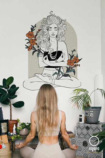 ANGARYA Bohem Ve Modern Stil, Yoga, Meditasyon, Stüdyo Ve Ev Duvar Dekorasyon...