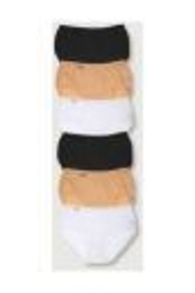 Tutku Pachet de 6 chiloți cu lycra bato pentru femei, culori mixte, Elf568t0924ccm6, culori mixte Xl