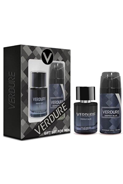VERDURE Deepest Blue Edp 100 ml Parfüm Deodorant 150 ml Erkek Parfüm Set