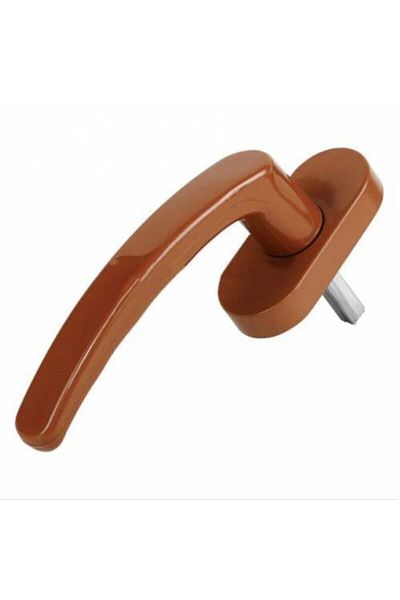 pimapen PVC Window and Door Handle Aluminum - Brown