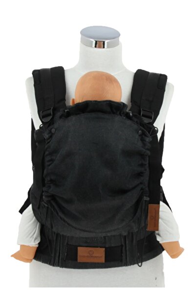 Boroosh Baby Bebekle Büyüyen %100 Pamuklu 0-4 Yaş Siyah New Age Ergonomik Beb...