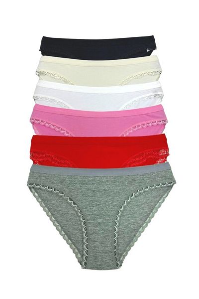 Tutku Slip de damă din dantelă Set de 6